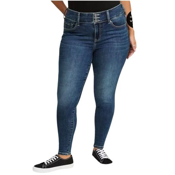 Torrid Super Soft Skinny Jeans Sz 22R - Picture 1 of 6